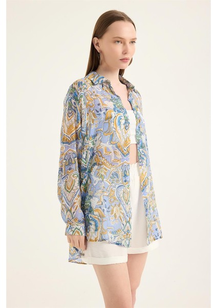 Şal Desenli Gömlek modelleri