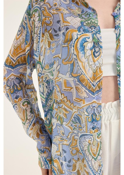 Şal Desenli Gömlek fırsatları