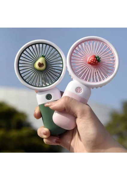 Telefon Tutuculu Taşınabilir El Fanı Masaüstü Şarjlı Mini Fan ve Soğutucu