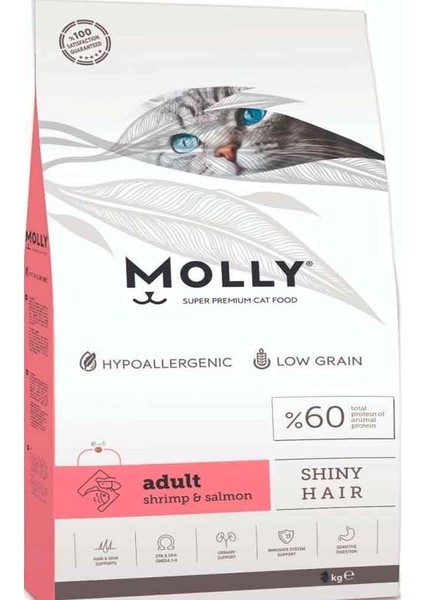 Karides ve Somonlu Yetişkin Kedi Maması 15 kg