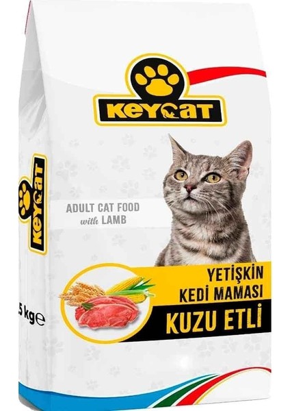 Keycat Kuzulu Yetişkin Kedi Maması 15 kg