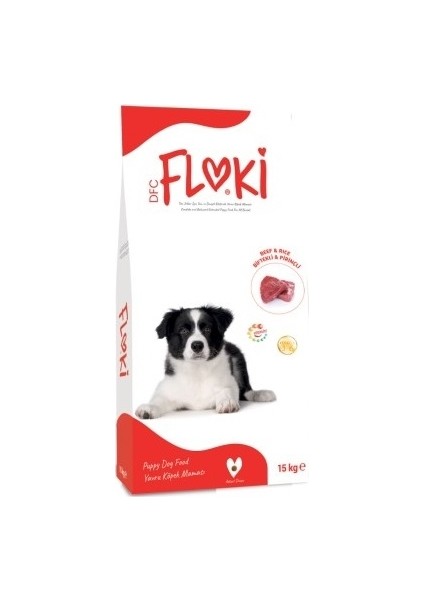 Floki Puppy Biftekli Pirinçli Yetişkin Köpek Maması 15 kg modelleri