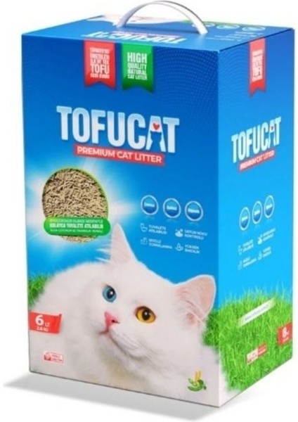 Tofucat Bitkisel Pelet Kedi Kumu 6 Litre