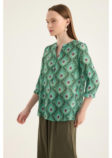 Baklava Motifli Bluz fiyatları