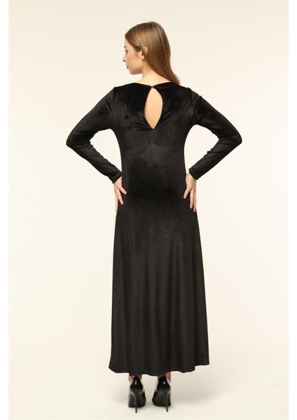 Kadife Uzun Elbise fırsatları