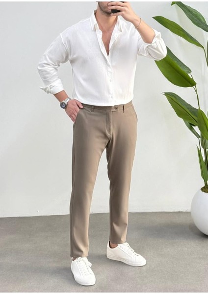 Erkek Yeni Sezon Trend Louıs Kumaş Terletme Yapmayan Vücuda Yapışmayan Oversize Gömlek