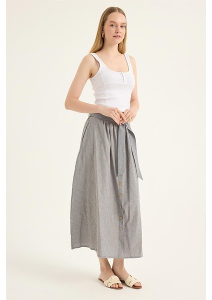 Çizgili Etek modelleri