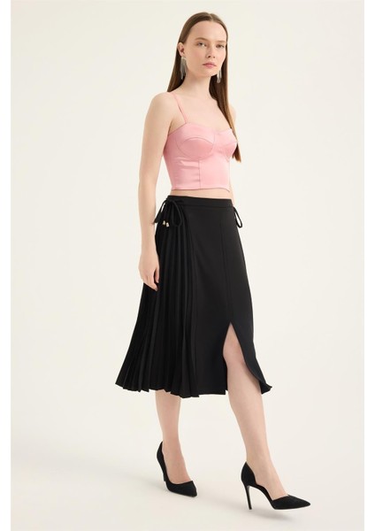 Yan Bağcıklı Etek modelleri