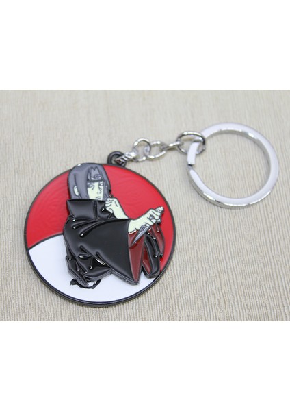Metal Dönen Itachi Uchiha Anahtarlık