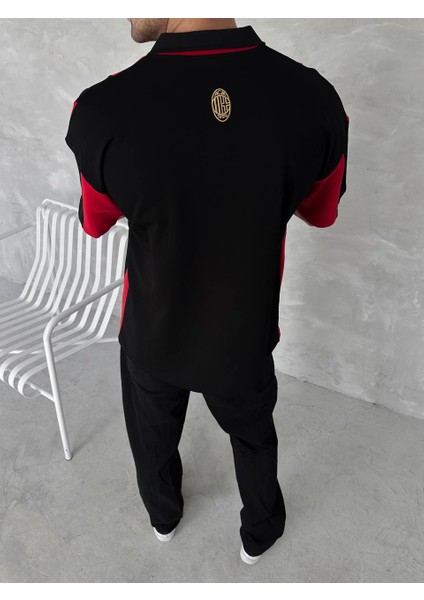 Oversize AC Milan Nostaljik Forma T-shirt