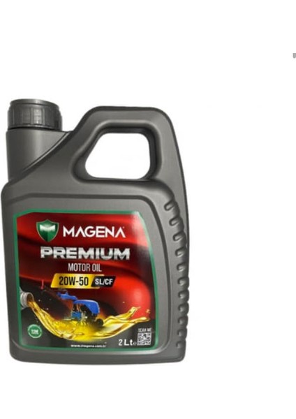 Premium Motor Oil 20W/50 2l Çapa Makineleri Için Özel Olarak Üretilmiştir