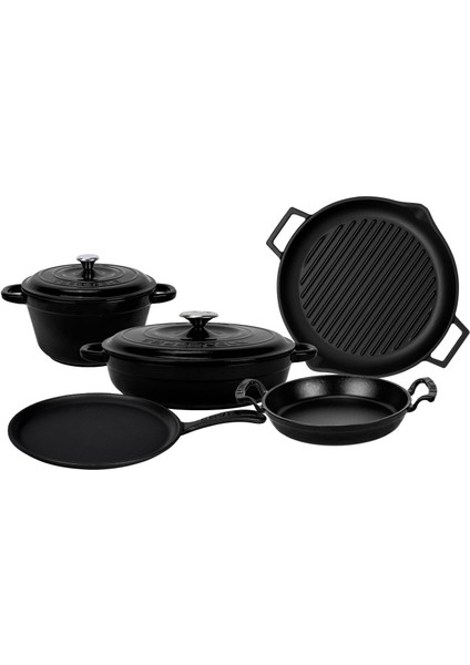 Döküm 5x Trendy Serisi 8 Parça Tencere & Tava Seti fiyatları