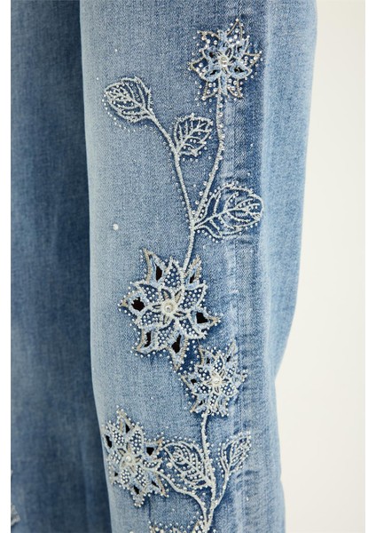 Taşlı Jean Pantolon fırsatları