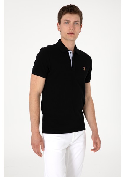 Erkek Siyah Tişört Basic 50310669-VR046 modelleri