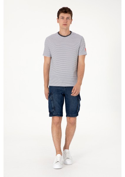 Erkek Koyu Mavi Şort (Jean) 50304389-DN0023