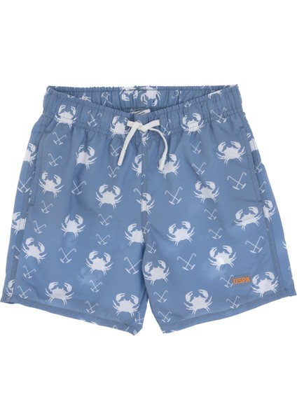 Erkek Çocuk Mavi Deniz Şortu 50301293-VR036