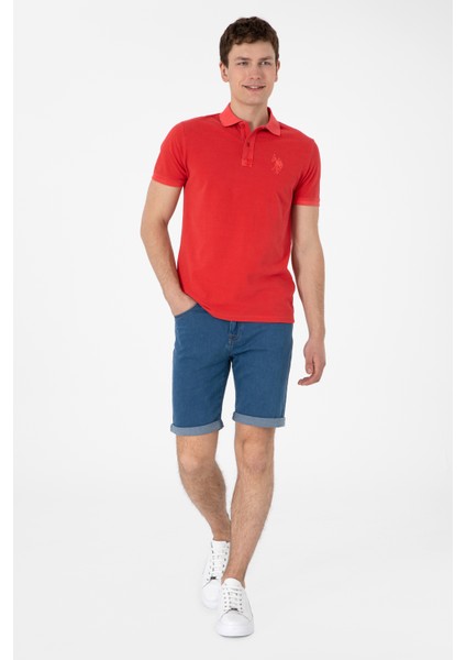 Erkek Kırmızı Tişört Basic 50305995-VR030 fırsatları