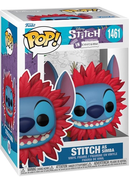 Pop! Disney: Stitch Kostüm Simba Lilo And Stitch Vinil Koleksiyon Figürü