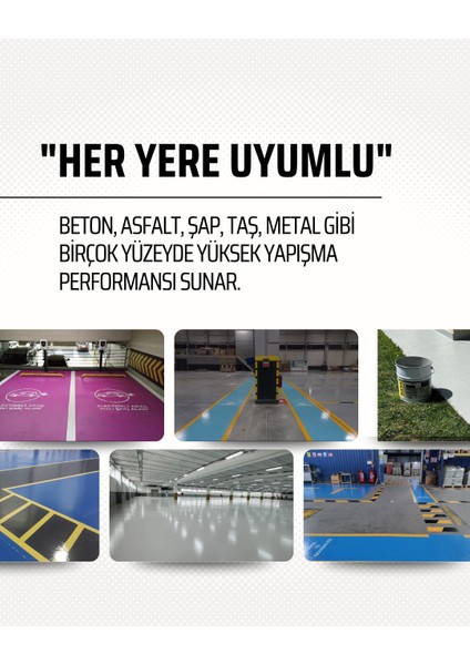 Profloor x 825, Endüstriyel Zemin Boyası, Yüksek Trafik Için Hibrit Formül, Iç ve Dış Cephe