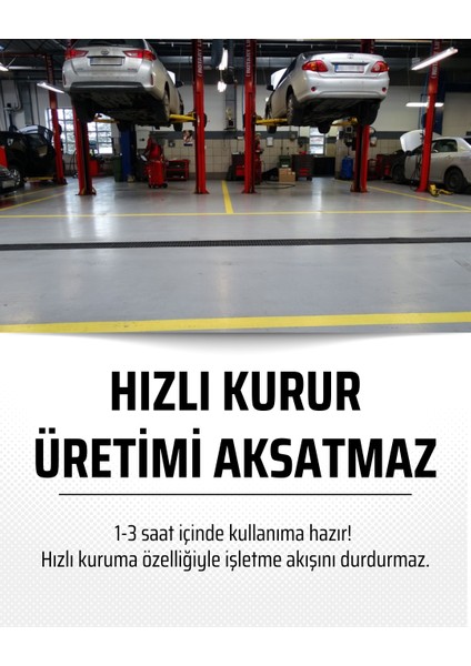 Profloor x 825, Endüstriyel Zemin Boyası, Yüksek Trafik Için Hibrit Formül, Iç ve Dış Cephe