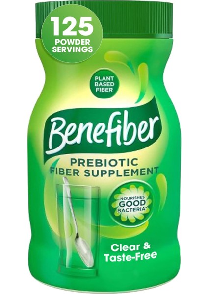 Daily Prebiotic Fiber Supplement Powder For Digestive Health Unflavored - 125 Servings