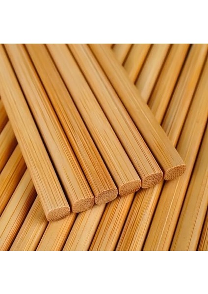 10 Çift Premium Bambu Chopstick Çin Yemek Çubuğu