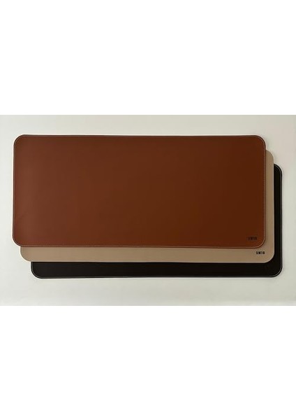 Deri Mat, Masa Pedi, Büyük Mouse Pad, Ofis Için Mat, Su Geçirmez Mat, Ofis ve Ev Için Deri Pedi, Gaming Masa Matı, Masaüstü Için Masa Koruyucu Ped (Koyu Kahverengi, 90X40)
