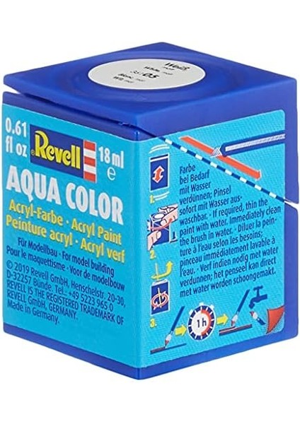 Su Bazlı Maket Boyası Beyaz Mat 18 ml (36105)