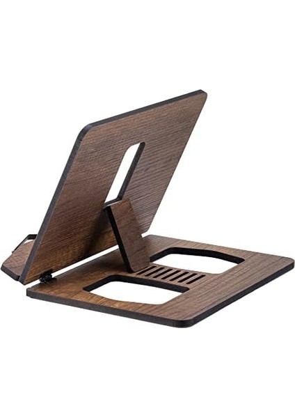 Wood Kitap Okuma Standı Büyük Boy (Ceviz)