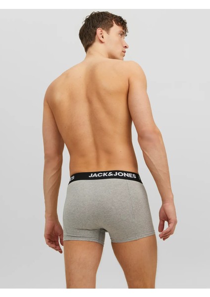 Erkek 3'lü Düz Renk Boxer Paketi