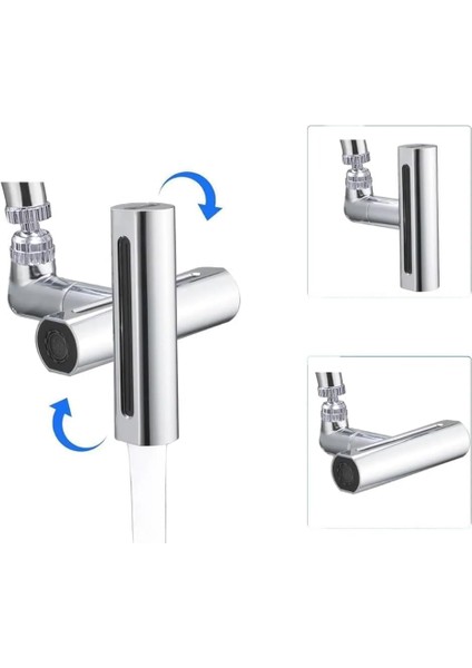 360 Derece Döner Şelale Musluk Başlığı - 4 Fonksiyonlu Mutfak Batarya Başlığı fiyatları