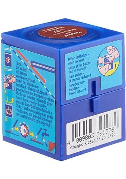 Su Bazlı Maket Boyası Kızıl Kahve Mat 18 ml (36137)