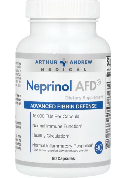 Neprinol Afd®, Advanced Fibrin Defense, 90 Capsules
