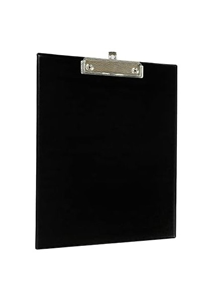 Plastik - A4 Kapaklı Sekreterlik Siyah, Bloknot Yazı Tablası, Clipboard