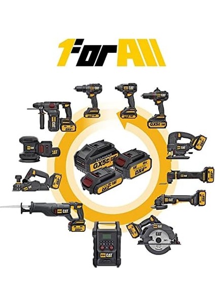 Dxc2 18 Volt Li-Ion One For All Profesyonel Hızlı Akü Şarj Cihazı