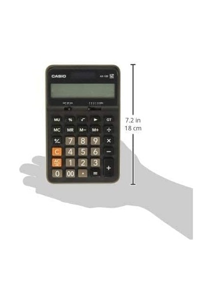 AX-12B-W-DC Casio Ekononik Hesap Makinesi