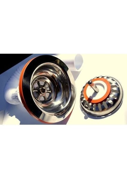 Sifon Süzgeci 8 mm Üniversal Paslanmaz Çelik Üst Izgara Çöp Süzgeci (2) modelleri