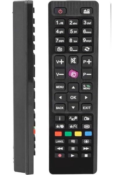 Vestel Seg Techwood Regal Finlux Mor Tuşlu LCD LED Smart Tv Kumandası