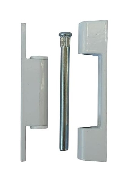 Pvc Plastik Pencere ve Kapılar Için Metal Menteşe, 95MM Uzun Tip, Beyaz