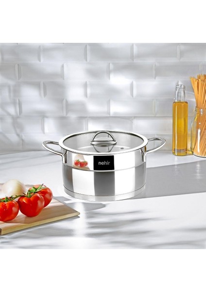 Silver Mat Trend 18 cm Derin Tencere