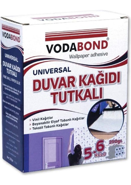 53.03.045 Duvar Kağıdı Tutkalı, 250G, Beyaz
