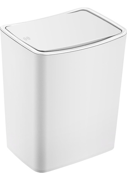 Touch Çöp Kovası Beyaz 4 Lt - Beyaz, Çok Amaçlı Çöp Kovası, Çöp Kutusu 4 Lt