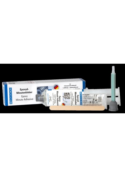 Epoksi Dakika Yapıştırıcı 24 ml Çift Şırıngalı 2 Bileşenli Epoxy Tutkal Reçine Yapıştırıcı