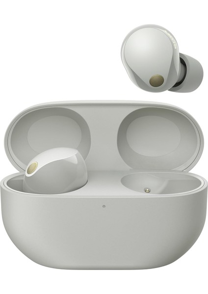 WF-1000XM5 Kablosuz Gürültü Önleyici Kulaklık, Bluetooth, Kulak Içi Kulaklık, Mikrofon, 24 Saate Kadar Pil Ömrü, Hızlı Şarj Fonksiyonu, Ipx4, Ios ve Android Uyumlu, Gümüş, Küçük