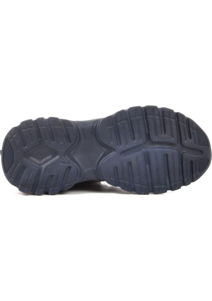 Lacivert Kırmızı Cırtlı Erkek Çocuk Spor Ayakkabı indirimleri