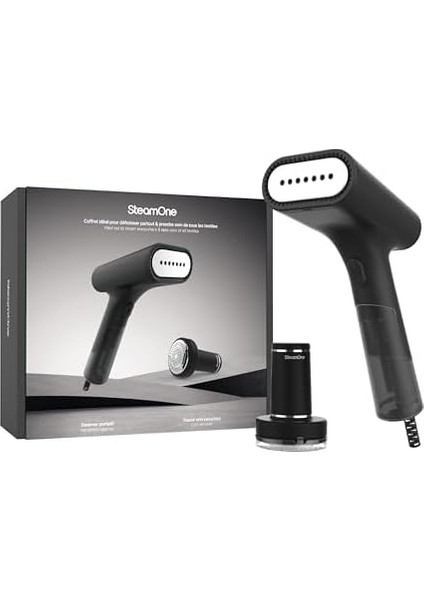 Bundle DTC75B RP10 Buharlı Dikey Ütü ve Tüy Toplayıcı, Siyah
