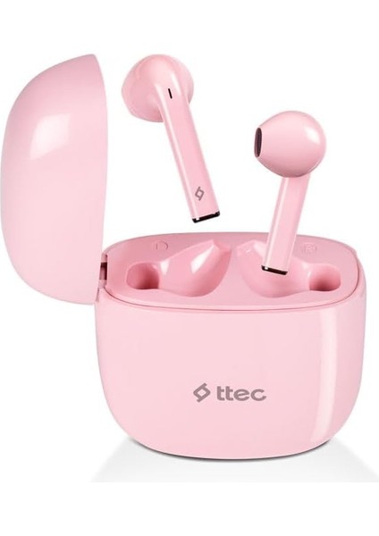 Airbeat Go Gerçek Kablosuz Tws Bluetooth Kulaklık Pembe