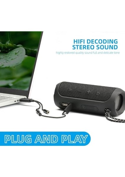 To Ikili 3.5mm Jack Adapter - USB Den Kulaklık ve Microphone Çıkış Almanızı Sağlar - Ses Kartlı Pc Bilgisayar Notebook Uyumlu