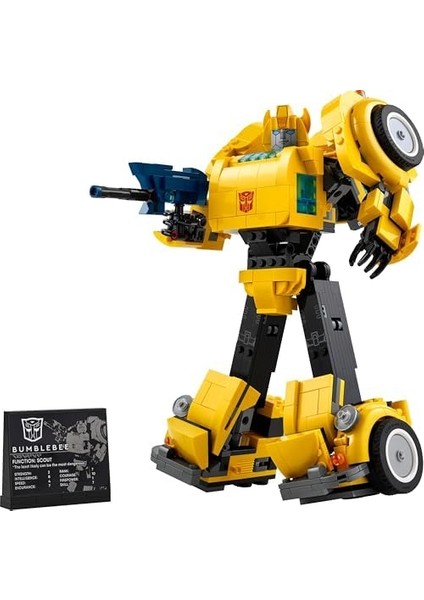 Icons Transformers Bumblebee 10338, Yetişkinler Için Koleksiyonluk Robot Aksiyon Figürü Yapım Seti (950 Parça)