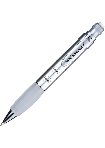 Deep Mekanik Kursun Klm 07MM Metalık Grı Renk Uzaylı Deseni
